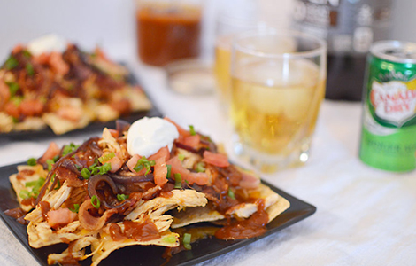 Spicy Chicken Nachos